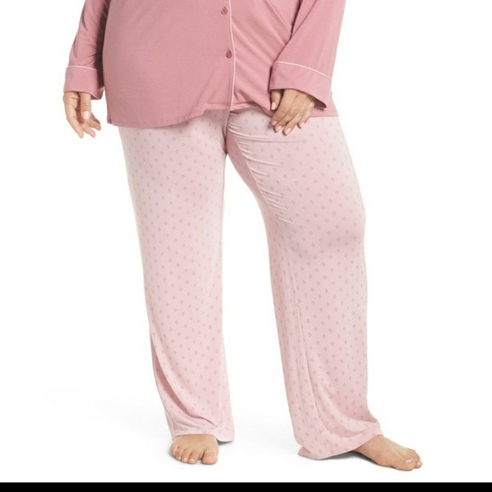 Nordstrom Lingerie Moonlight Pajamas 3X New Purple
